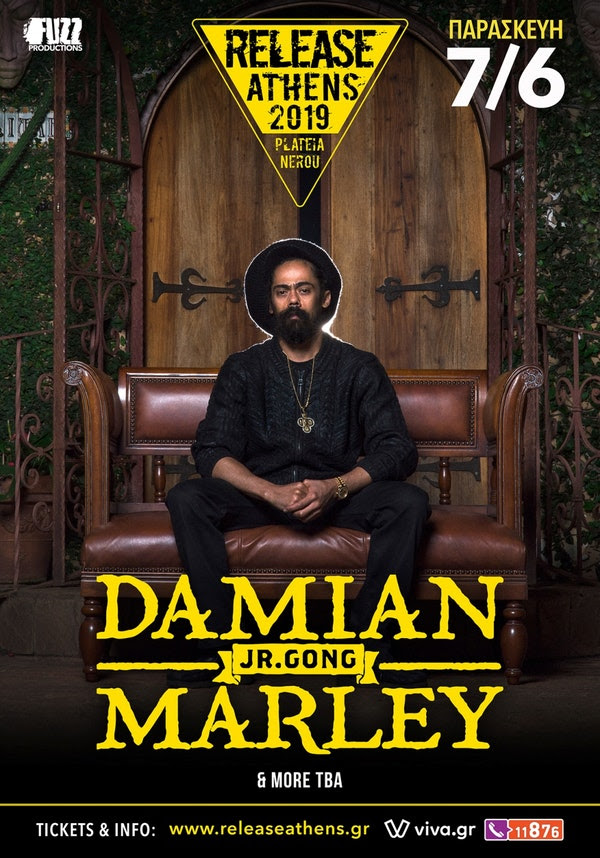 Image result for Release Athens ÏÏÎ·Î½ ÎÎ»Î»Î¬Î´Î± Î¿ Damian Marley