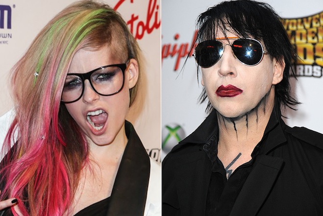 To «Fuck me» της Avril Lavigne στον Marilyn Manson