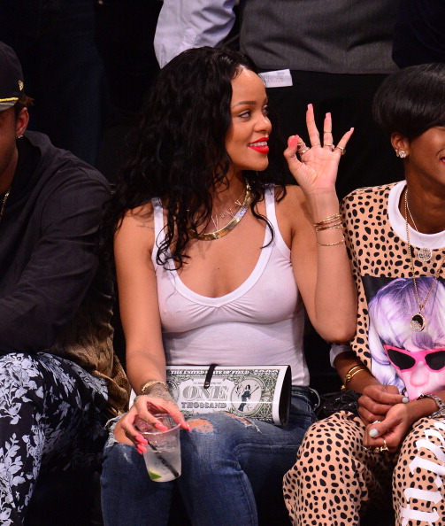 Celebrities Attend The Toronto Raptors  Vs Brooklyn Nets - April 25, 2014