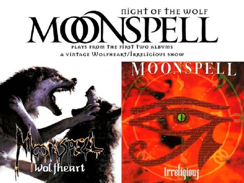 Μεταμεσονύχτιο το Night of the Wolf show των Moonspell το Σάββατο 24 Μαΐου