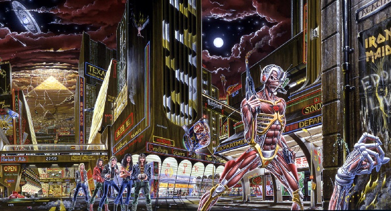 Μία σειρά από πόστερ εμπνευσμένη από το Somewhere in Time των Iron Maiden