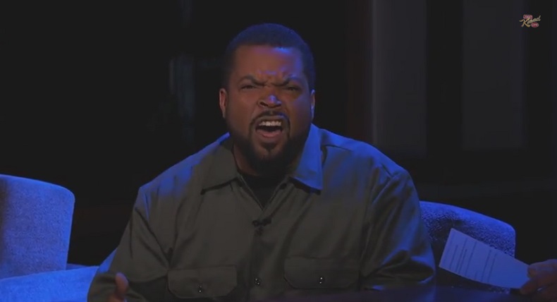 O Ice Cube μπορεί να πει και τα πιο απλά πράγματα με αγριεμένο ύφος