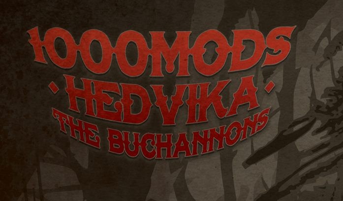 Οι 1000mods στα Χανιά μαζί με τους Hedvika και The Buchannons