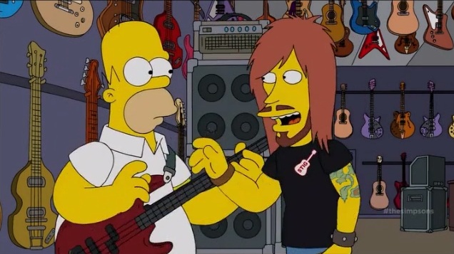 Ο Homer Simpson είναι ο καλύτερος μπασίστας του κόσμου