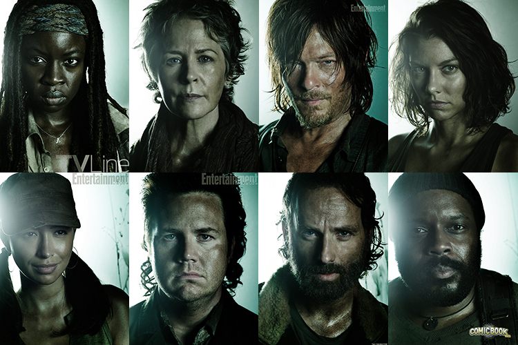 Δέκα πορτραίτα για τους πρωταγωνιστές του Walking Dead