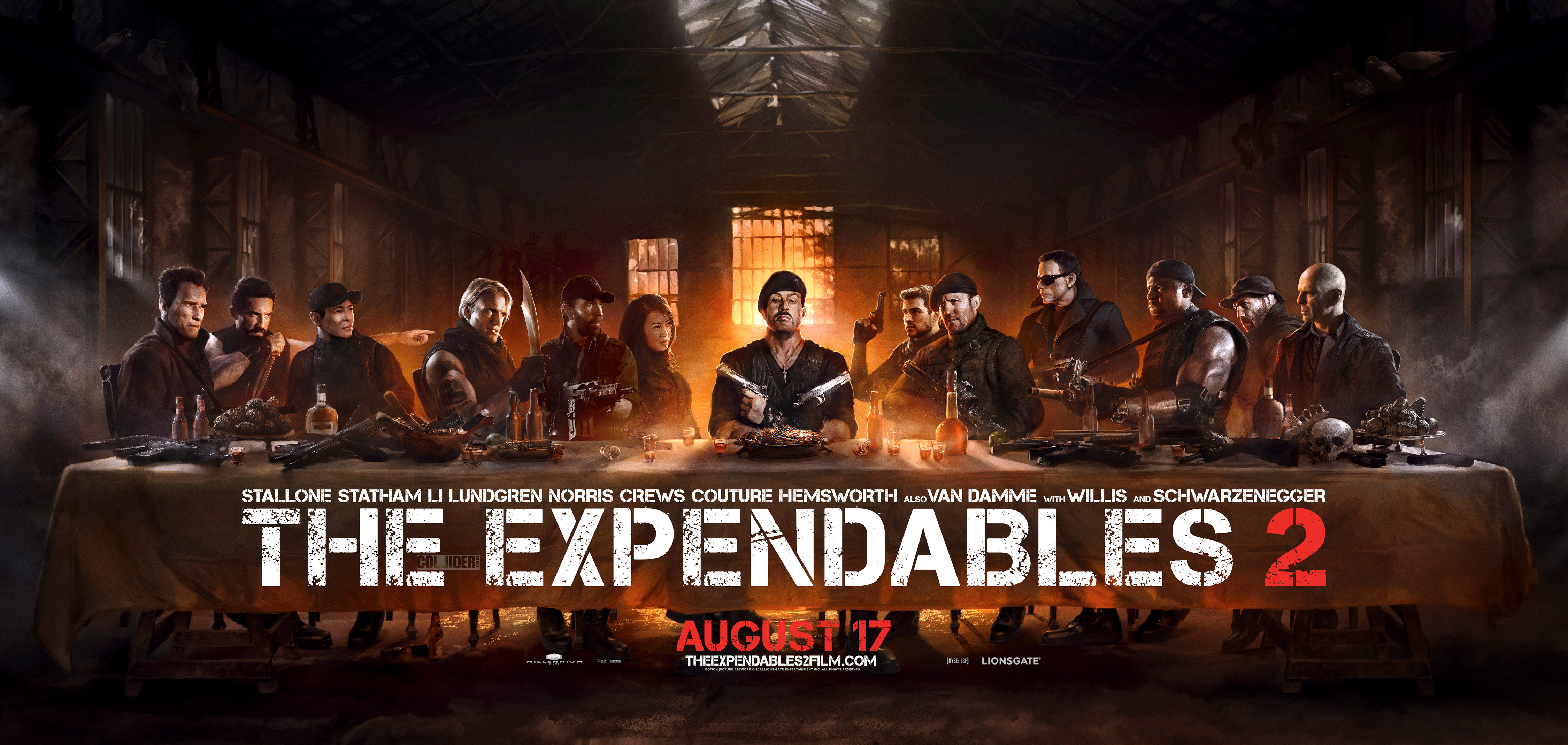 The Expendables-2-Last-Supper-poster