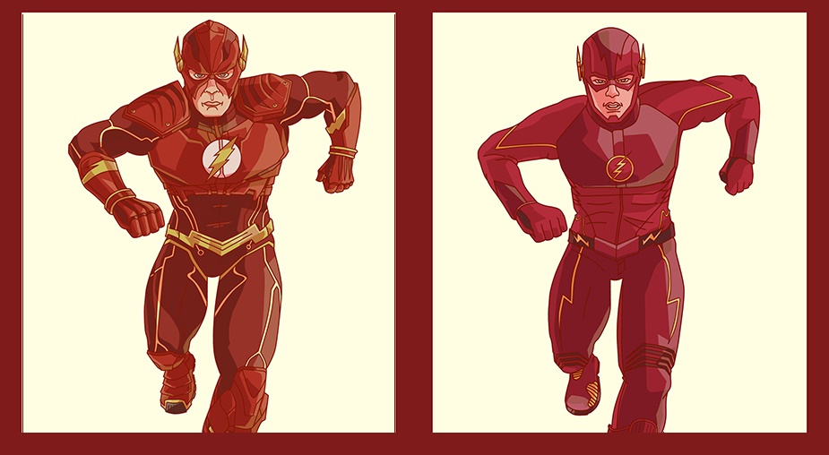 Η στολή του Flash στο πέρασμα των χρόνων