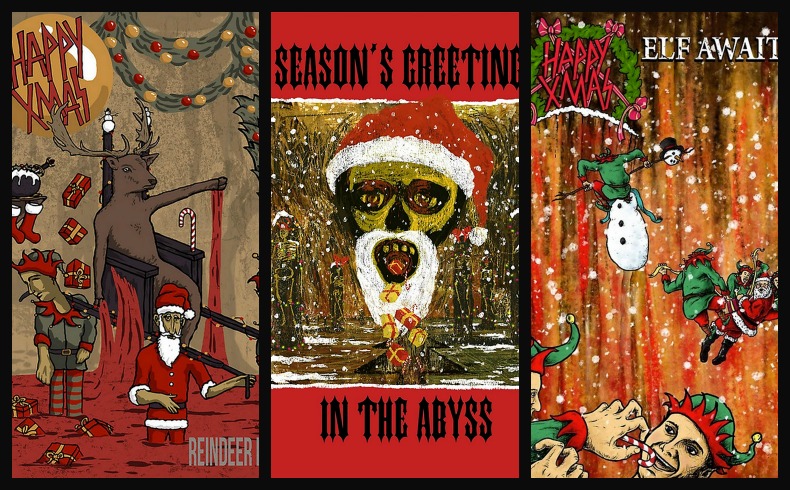 Αυτά τα Χριστούγεννα ευχηθείτε με μία κάρτα των Slayer