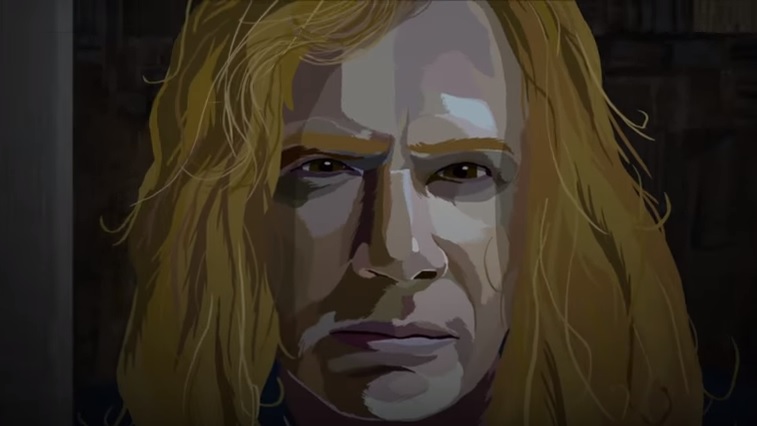 O Mustaine έγινε καρτούν στο νέο βίντεο των Megadeth