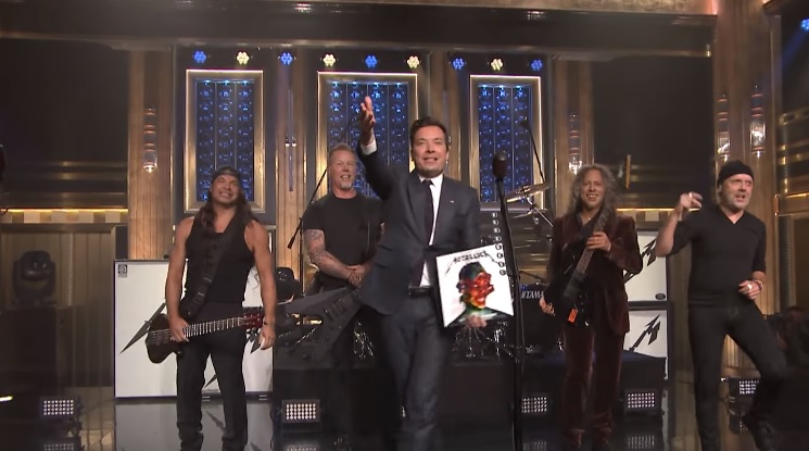 Σαρωτική εμφάνιση των Metallica στον Τζίμι Φάλον
