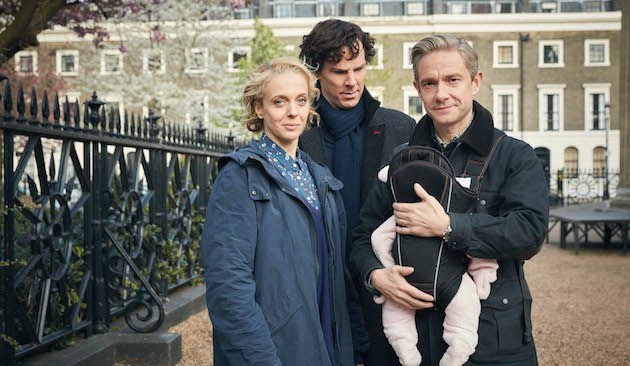 Μπόλικες φωτογραφίες από την 4η σεζόν του Sherlock