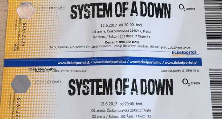 Φίλοι του Roxx είδαν τους System of a Down στην Πράγα και μας μεταφέρουν την εμπειρία τους
