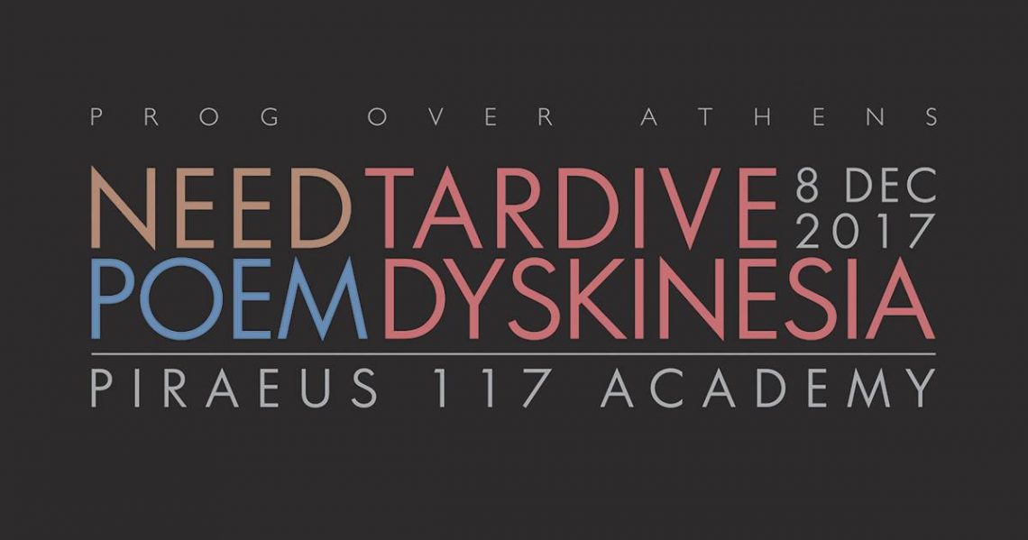 Prog Over Athens: Poem, Need, Tardive Dyskinesia