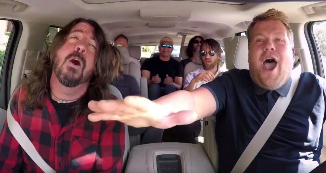 Απολαυστικοί οι Foo Fighters στο Carpool Caraoke