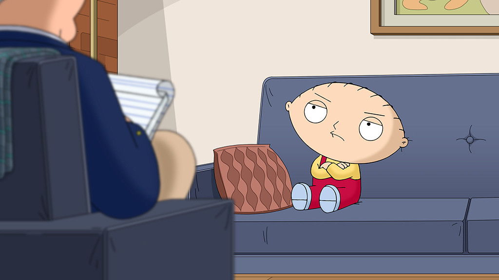 Ο Stewie μίλησε για πρώτη φορά με την κανονική του φωνή στο Family Guy!