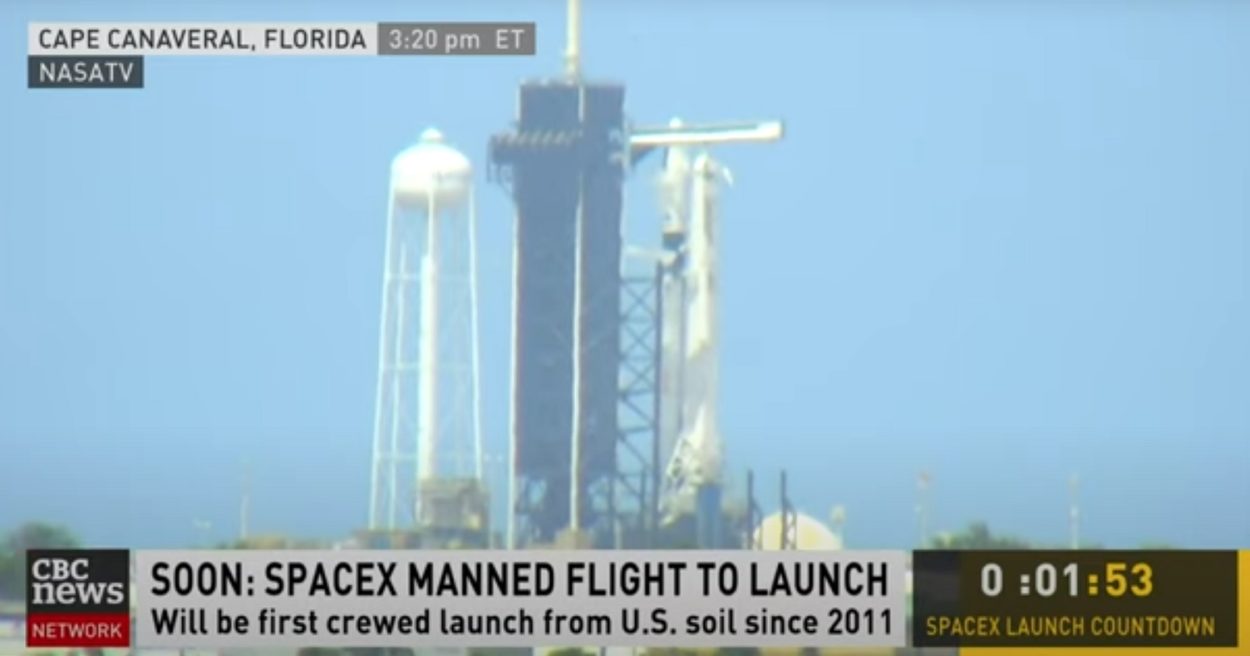 AC/DC άκουγαν οι αστροναύτες πριν την εκτόξευση του Falcon 9