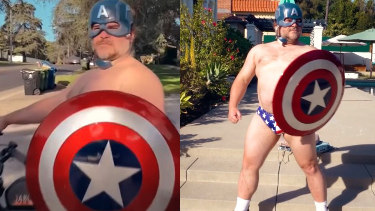 Ο... ξεβράκωτος Jack Black είναι ένας απολαυστικός Captain America