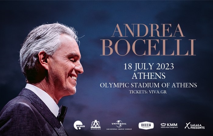 O Andrea Bocelli θα εμφανιστεί στο ΟΑΚΑ τον Ιούλιο!