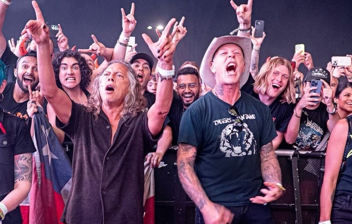 Hammet και Hetfield γούσταραν με Judas Priest μπροστά από το κοινό
