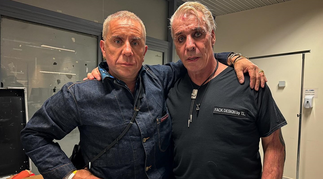 O Μαζωνάκης πήγε στους Rammstein και έβγαλε φωτογραφία με τον Lindemann