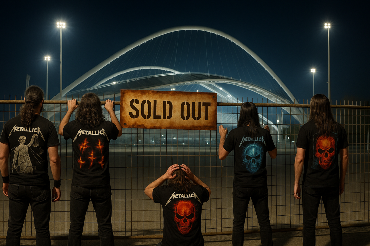 Sold Out η συναυλία των Metallica στο ΟΑΚΑ
