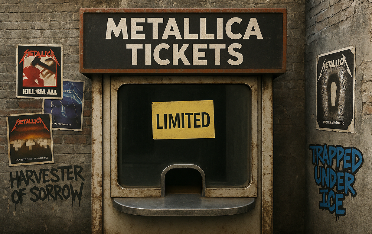 Τι συμβαίνει σήμερα με τα εισιτήρια για τους Metallica
