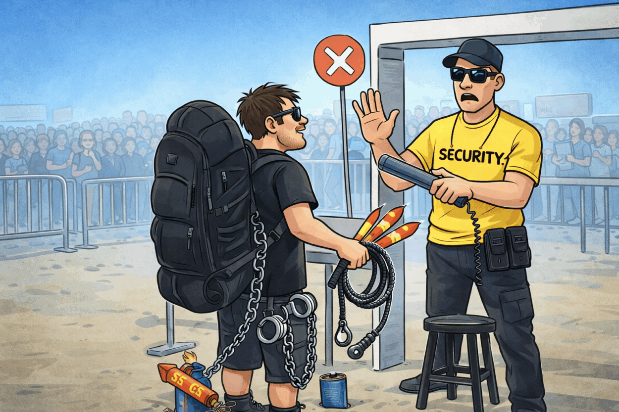 Τι ΔΕΝ επιτρέπεται να έχετε μαζί σας στη συναυλία των Metallica