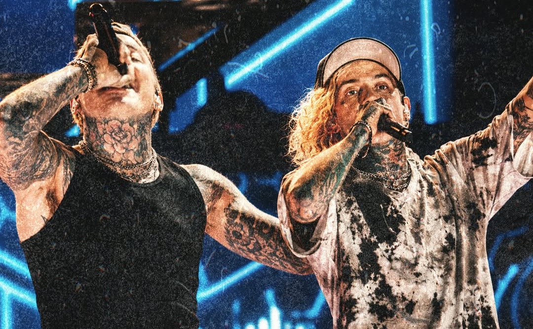 Ο Will Ramos των Lorna Shore μαζί με τους Bring me the Horizon στο Hellfest