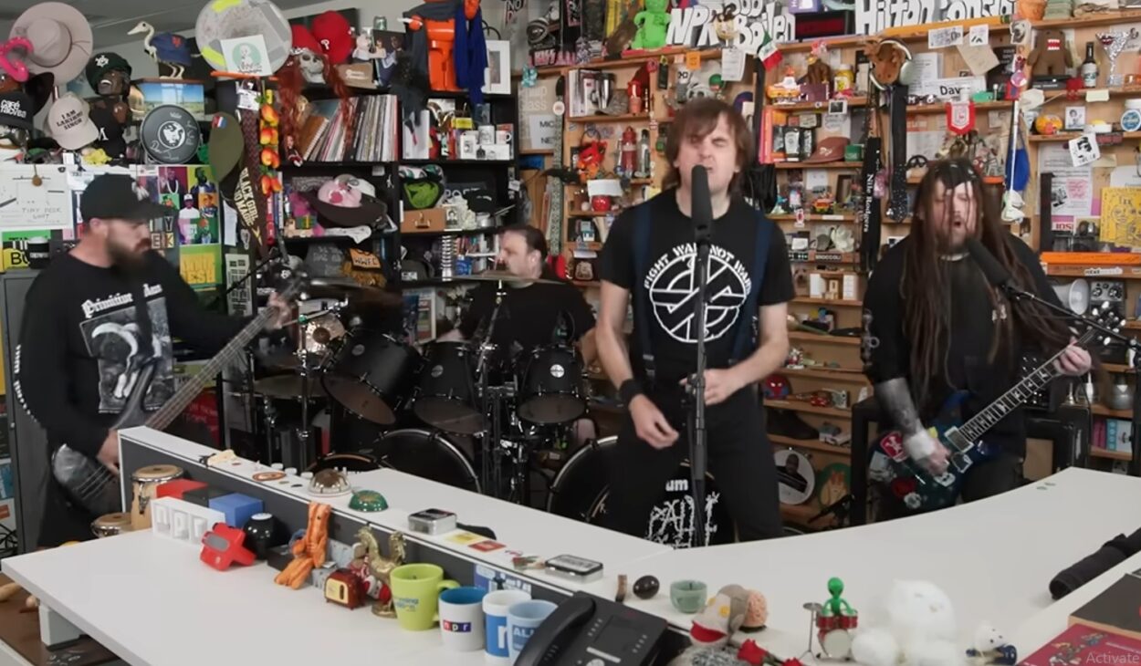Οι Napalm Death σάρωσαν το Tiny Desk του NPR