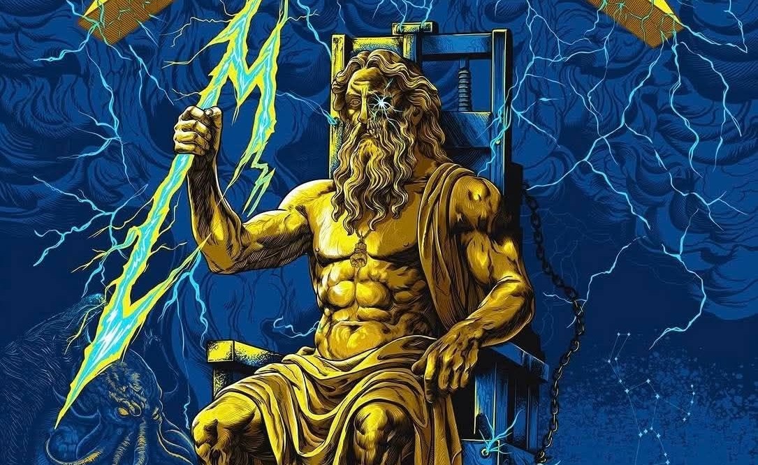 Το επίσημο πόστερ με τον Δία για τη συναυλία των Metallica κυκλοφορεί επιτέλους online